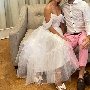 White Fairytale A-line Dress